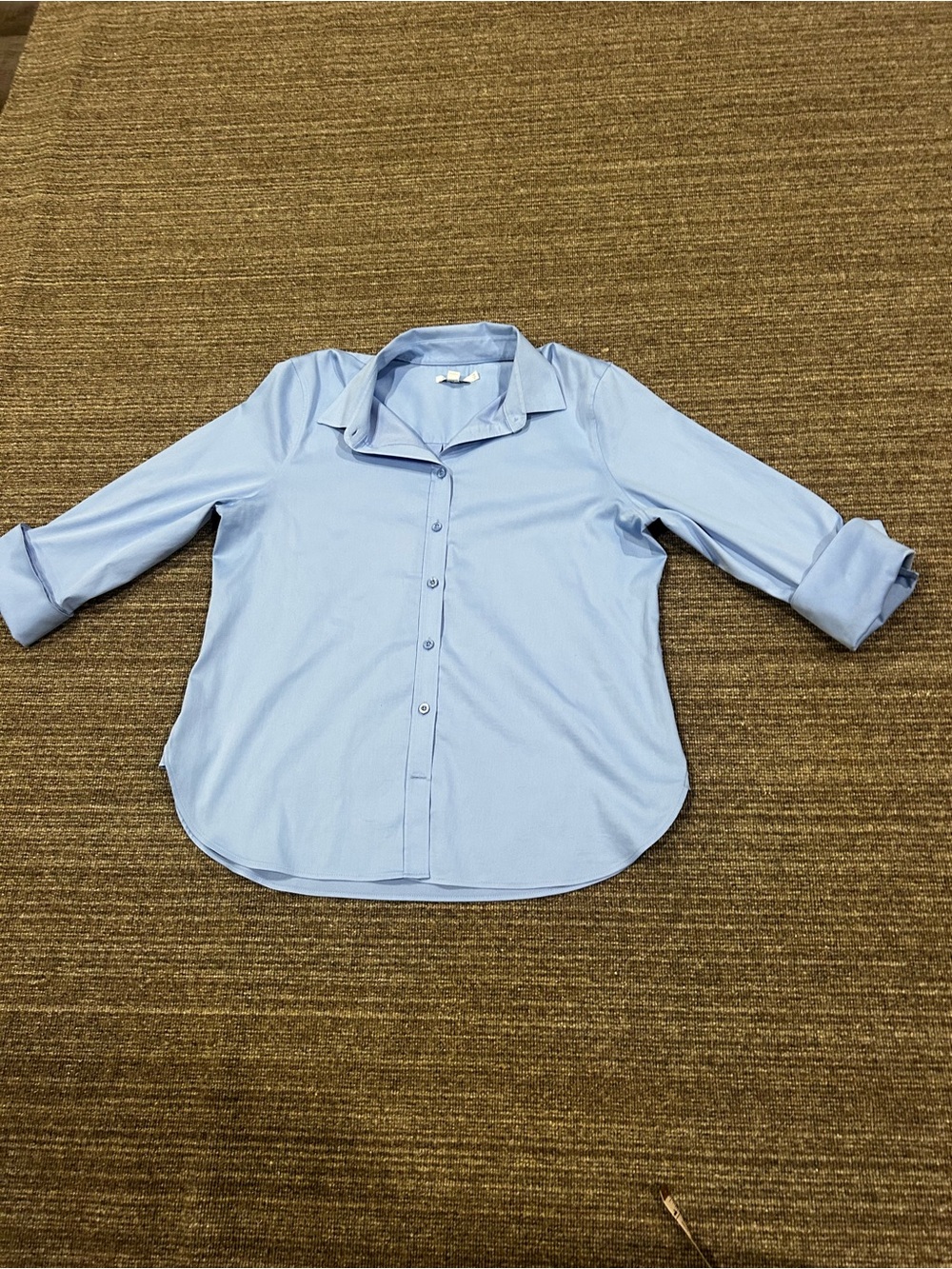 Chico's periwinkle women’s 10 Dress Shirt